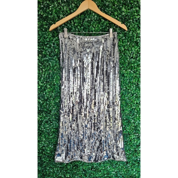 NWOT J.Crew Collection sequin slip skirt - Picture 7 of 10